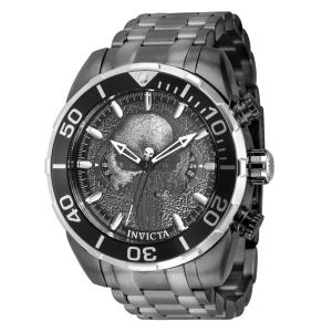 Relógio Masculino Analógico de Quartzo 50mm, Invicta Marvel Punisher 43054, Preto