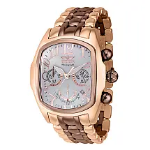 Relógio Masculino Analógico de Quartzo 44.5mm, Invicta Lupah 43154, Ouro Rosa