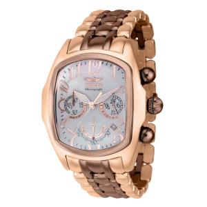 Relógio Masculino Analógico de Quartzo 44.5mm, Invicta Lupah 43154, Ouro Rosa