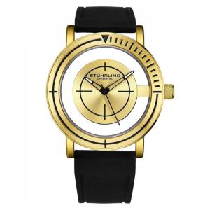 Relógio Masculino Stuhrling Sniper 3915 Quartzo 40mm, Dourado