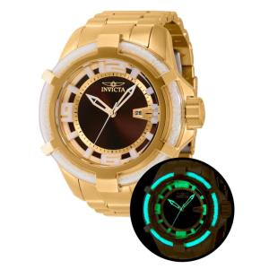 Relgio masculino ThermoGlow - 52,5 mm. Ouro 42354