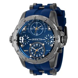 Relgio Masculino das Foras da Coalizo - 50mm. Cinza. Azul 39354