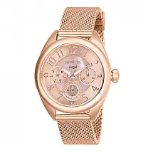 Relógio Feminino de Quartzo Angel, Invicta 27454, Ouro Rosa