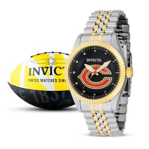 Relgio feminino NFL Chicago Bears - 36 mm. Ao. Ouro 42554