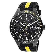 Relógio Invicta Racing Masculino - 46mm, Amarelo e Preto (47554)