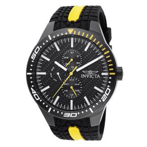 Relógio Invicta Racing Masculino - 46mm, Amarelo e Preto (47554)