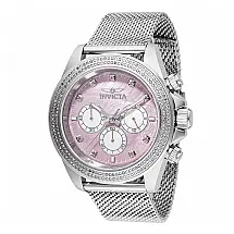 Relógio Masculino Invicta Elite Diamond com 0.88 Quilates de Diamantes e Mostrador Madrepérola 44mm, Aço 48754
