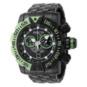 Relógio masculino Sea Hunter Swiss Ronda Z50 Calibre - 57mm. Preto 44854
