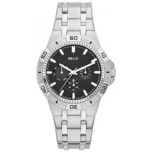 Relógio Masculino Analógico Quartzo de Aço Inoxidável, RELIC BY FOSSIL ZR15709, Prateado