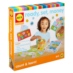 Kit Caixa Divertido e Educativa com 284 Peças Para Crianças de 4 ou Mais, ALEX DISCOVER 220030, Amarelo