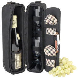 Piquenique no Bolsa Térmica Para Transporte de Vinhos até 1 Garrafa, PICNIC AT ASCOT 133 L, Preto