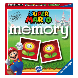 Jogo de Tabuleiro Ravensburger Memory Super Mario - Versão Italiana - Para Crianças de 3 Anos ou Mais