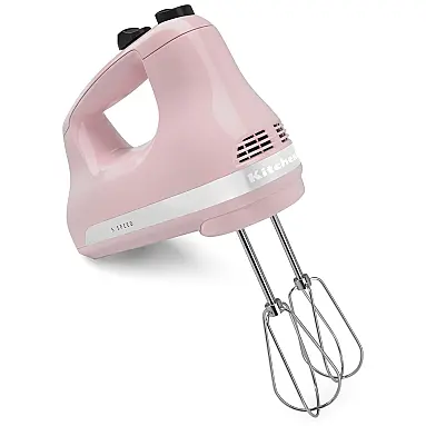 KitchenAid Batedeira de Mão Rosa