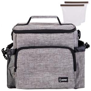 Bolsa Térmica Portátil 15L, Mantém Quente, Frio Por até 5H, INSPIRIT, Cinza