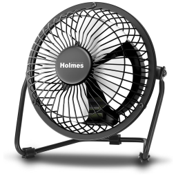 Mini Ventilador de Mesa com 1 Velocidade, 110V 13W, Holmes, Preto