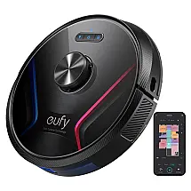 Aspirador de Pó Robô X8 Inteligente e Automático 2000Pa de Potência com Mapeamento, e, EUFY T2262111, Preto