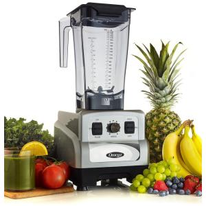 Liquidificador Profissional de Bancada 1.9L, 10 Velocidades, 110v, OMEGA OM6560S, Prateado