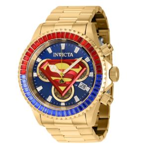 Relógio Masculino DC Comics Superman, Invicta 41264, Dourado