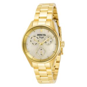 Relógio Feminino Angel com Mostrador Madrepérola, Invicta 31364, Dourado