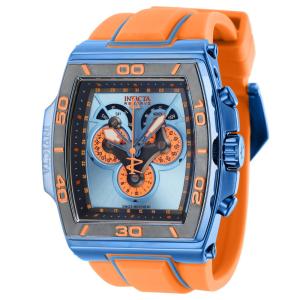 Relógio Masculino Invicta Reserve S1 Rally Diablo 51, Azul Claro e Laranja 43364