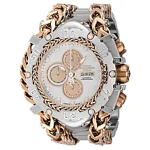 Relógio Masculino Automático com Mostrador Madrepérola 58, Ouro Rosa e Aço 44564