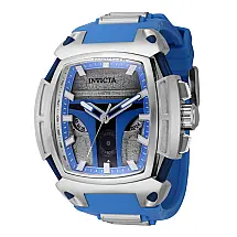 Relgio masculino Star Wars Jango Fett - 53 mm. Ao. Azul 43664