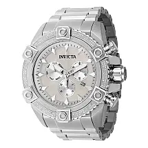 Pro 0,71 quilates diamante suíço Ronda Z60 calibre relógio masculino com mostrador de madrepérola - 56 mm. Aço 45764