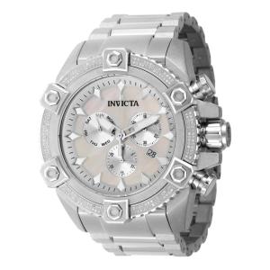 Pro 0,71 quilates diamante suíço Ronda Z60 calibre relógio masculino com mostrador de madrepérola - 56 mm. Aço 45764