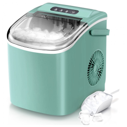 Máquina de Gelo até 11 kg em 24H Portátil, 110v, ZAFRO, Verde