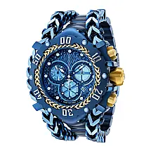 Relgio masculino Reserve Gladiator Swiss Ronda Z60 calibre - 55,25 mm. Azul escuro. Azul Gelo 36964