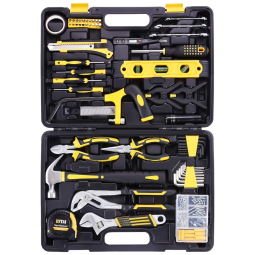 Kit de Ferramentas com Maleta de Transporte, 218 Peças, Amarela, ENTAI, Amarelo