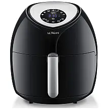Fritadeira Elétrica Air Fryer 9L, com Painel de Controle Digital, 1700W, 110v, ULTREAN AF0401, Preto