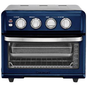 Forno Elétrico de Bancada 2 em 1 com Função de Assar e Grelhar, Aço Inox, 110V Cuisinart TOA 70NV, Azul