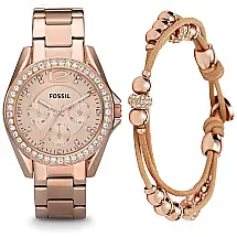 Relógio Masculino Analógico Quartzo, FOSSIL, Dourado