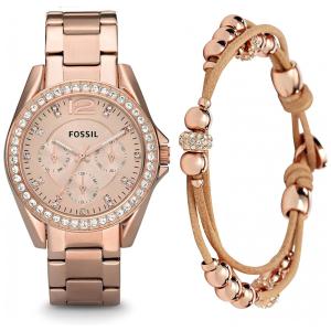 Relógio Masculino Analógico Quartzo, FOSSIL, Dourado