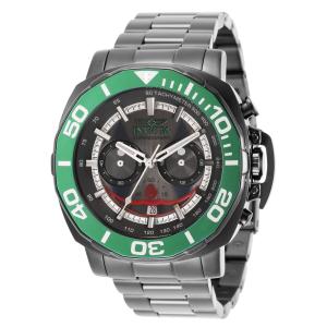 Relógio Masculino de Quartzo DC Comics Joker, Invicta 35074, Prata e Verde