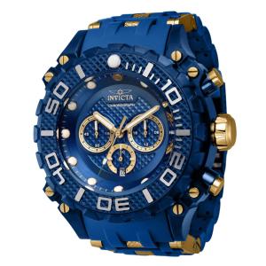 Relgio masculino Sea Spider 53 mm. Ouro. Azul 43174