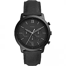 Relógio Masculino Origial com Cronógrafo de Quartzo e Aço Inoxidável, FOSSIL FS5707, Preto