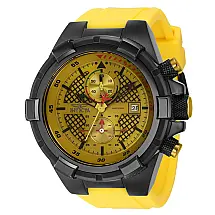 Relógio Masculino Aviator, Invicta 39374, Amarelo