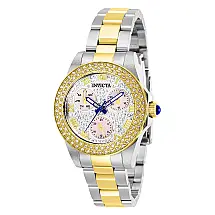 Relógio Feminino Angel com Mostrador Madrepérola, Invicta ZG28474, Prata e Dourado