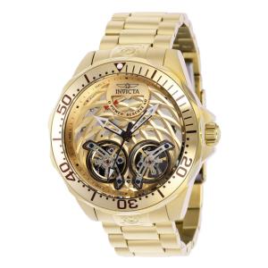 Relógio Masculino Automático Grand Diver, Invicta 37674, Dourado