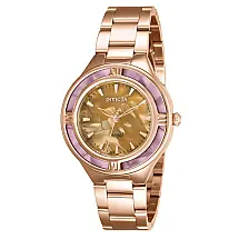 Relgio feminino anjo - 36 mm. Ouro Rosa 39674