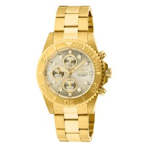 Relgio Masculino Invicta Pro - 43,5 mm de dimetro, cor Ouro 1774.