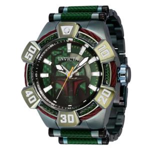 Relgio masculino Star Wars Boba Fett Automtico - 52 mm. Verde 40974
