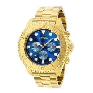 Relógio Masculino Profissional Invicta 47 mm Dourado Modelo 36974 - Estilo e Precisão