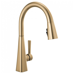 Torneira Cozinha com Cabeça de Pulverização de Ancoragem Magnética, Delta 19802Z-CZ-DST, Champagne Bronze