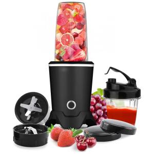 Liquidificador Pessoal 1L de Capacidade com 6 Lâminas 1000 W, 110v, REGENERATE, Preto