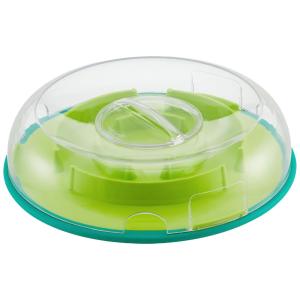 Comedouro Automático Wobble Bowl Divertido para Cães, OUTWARD HOUND 69344, Verde