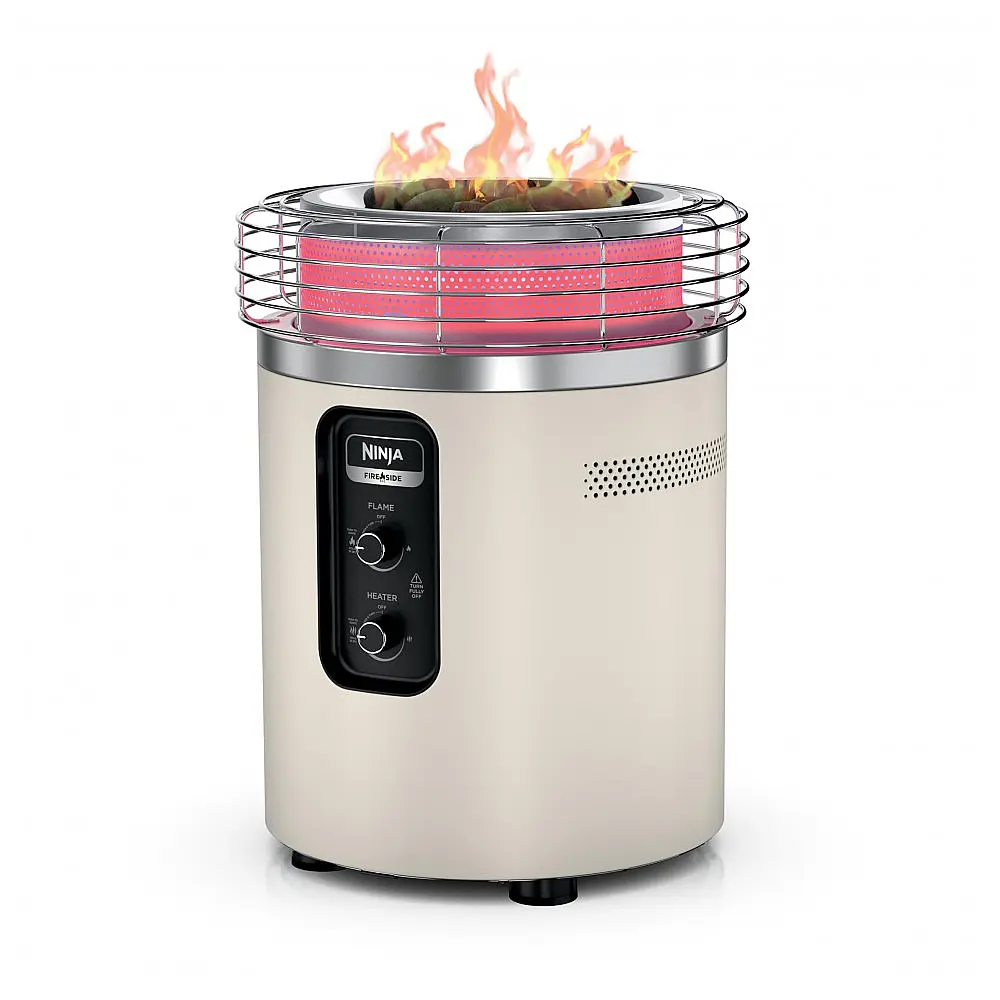 Ninja Fireside360 - Aquecedor Externo Portátil 3 Modos com Chama e Calor para Varanda, Camping e Praia