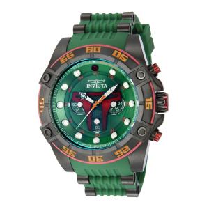 Relógio Masculino Invicta Star Wars Boba Fett, Preto e Verde 40084